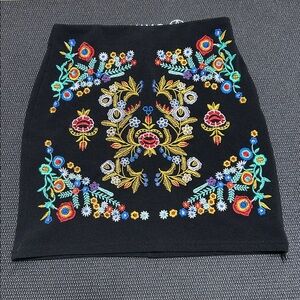 SHEIN Black Textured Fabric